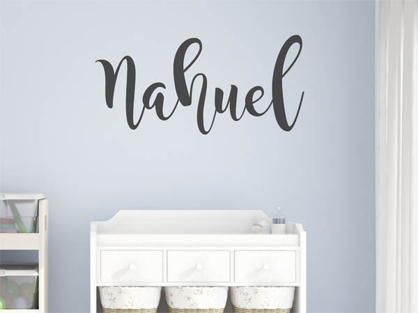 Wandtattoo Nahuel in Handschrift