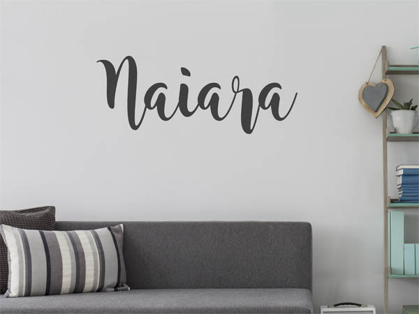 Wandtattoo Naiara in Handschrift