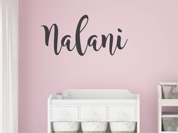 Wandtattoo Nalani in Handschrift