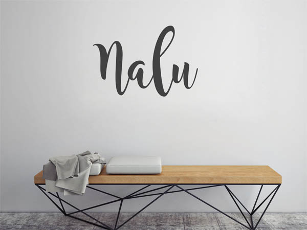 Wandtattoo Nalu in Handschrift