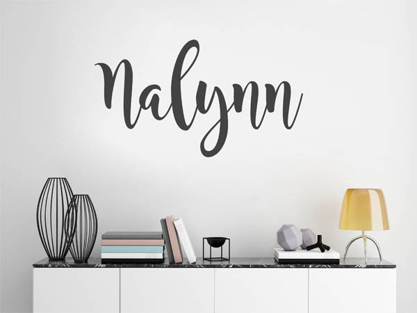 Wandtattoo Nalynn in Handschrift