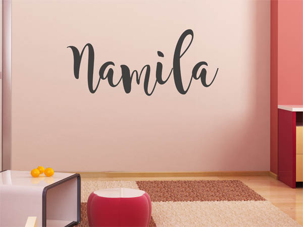 Wandtattoo Namila in Handschrift