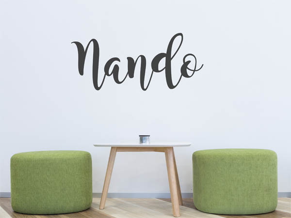 Wandtattoo Nando in Handschrift