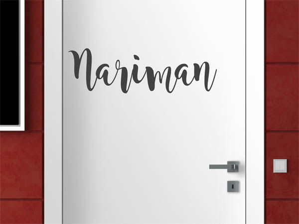 Wandtattoo Nariman in Handschrift