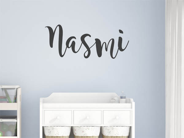 Wandtattoo Nasmi in Handschrift