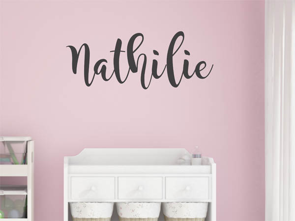Wandtattoo Nathilie in Handschrift