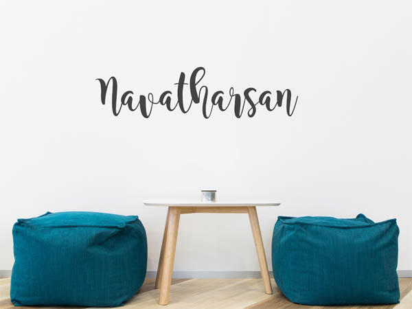 Wandtattoo Navatharsan in Handschrift