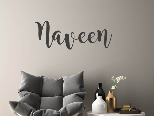 Wandtattoo Naveen in Handschrift