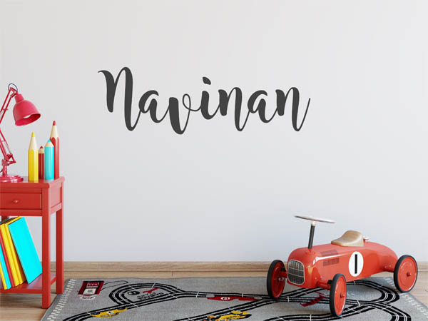 Wandtattoo Navinan in Handschrift