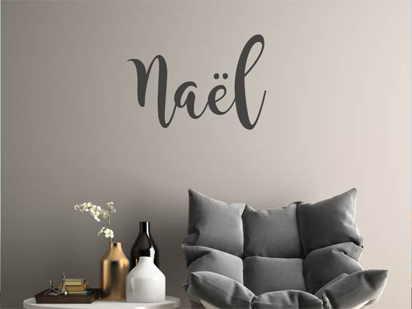 Wandtattoo Naël in Handschrift