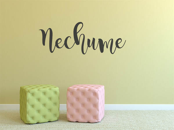 Wandtattoo Nechume in Handschrift