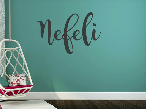 Wandtattoo Nefeli in Handschrift