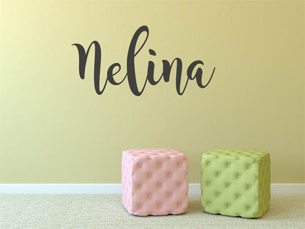 Wandtattoo Nelina in Handschrift