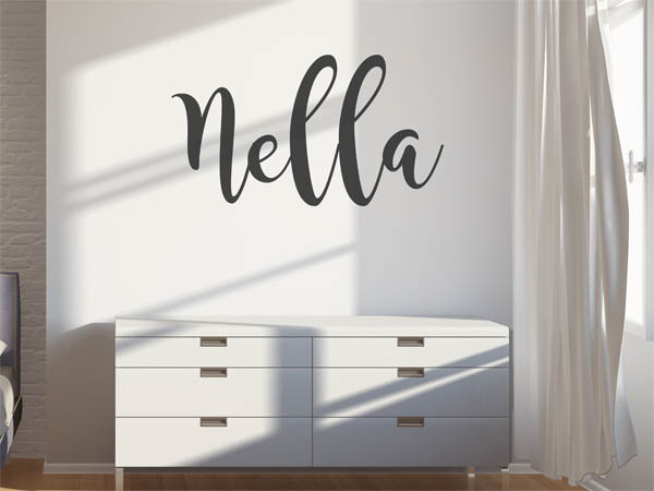 Wandtattoo Nella in Handschrift
