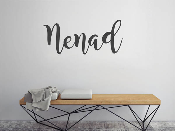 Wandtattoo Nenad in Handschrift
