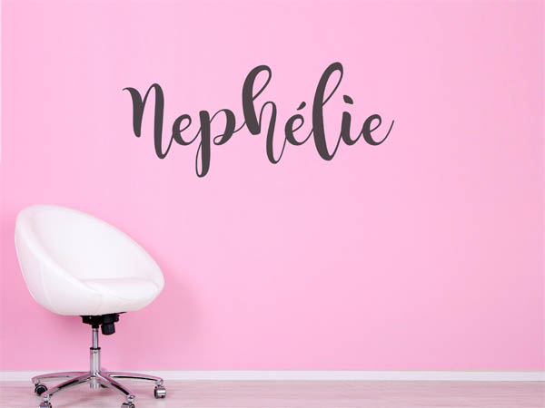 Wandtattoo Nephélie in Handschrift