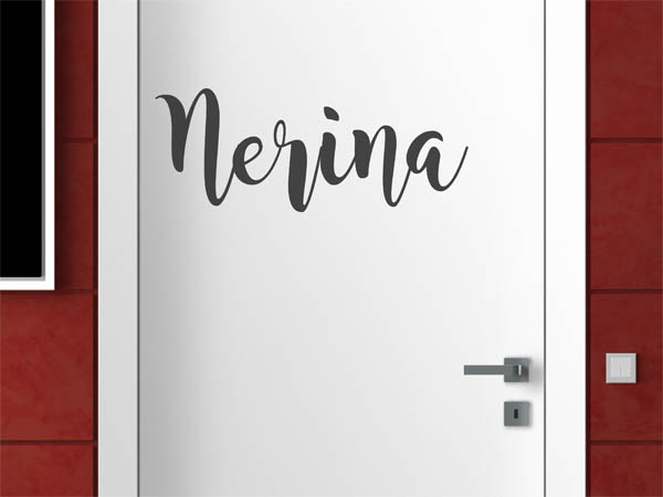 Wandtattoo Nerina in Handschrift