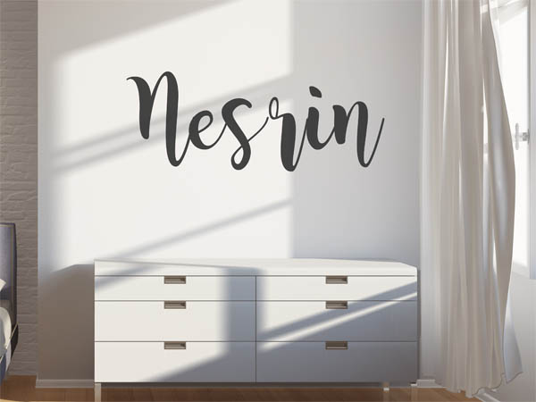 Wandtattoo Nesrin in Handschrift