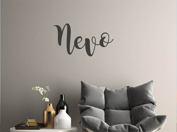 Wandtattoo Nevo in Handschrift