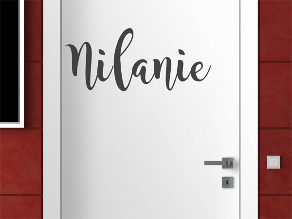 Wandtattoo Nilanie in Handschrift