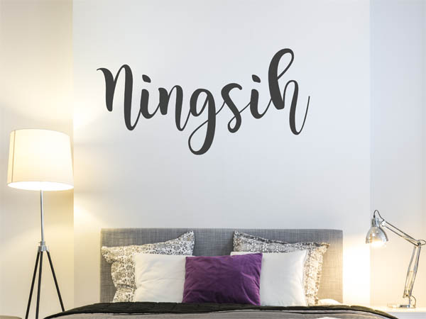Wandtattoo Ningsih in Handschrift