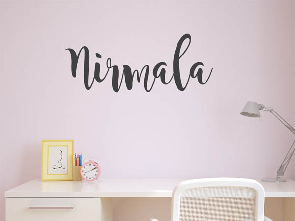 Wandtattoo Nirmala in Handschrift