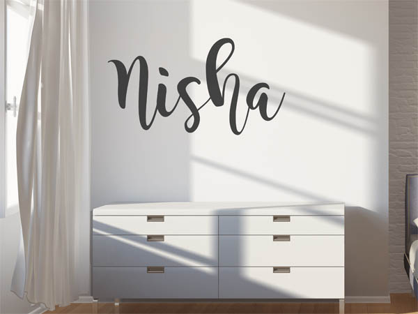 Wandtattoo Nisha in Handschrift