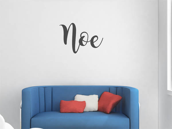 Wandtattoo Noe in Handschrift