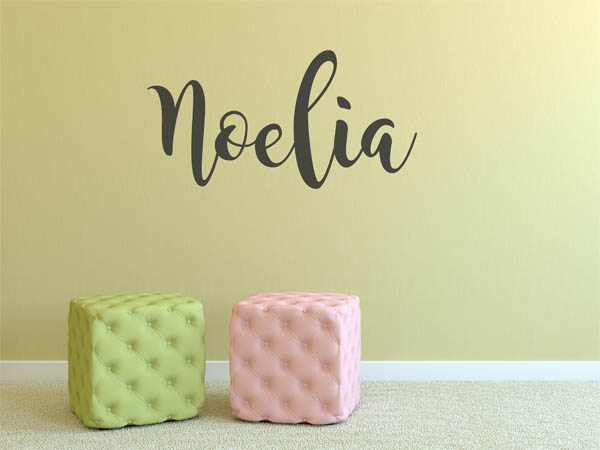 Wandtattoo Noelia in Handschrift