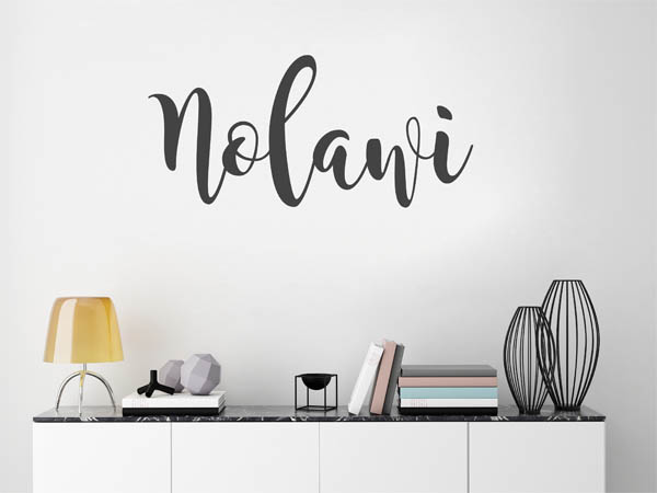 Wandtattoo Nolawi in Handschrift
