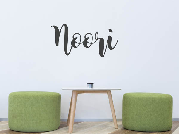 Wandtattoo Noori in Handschrift