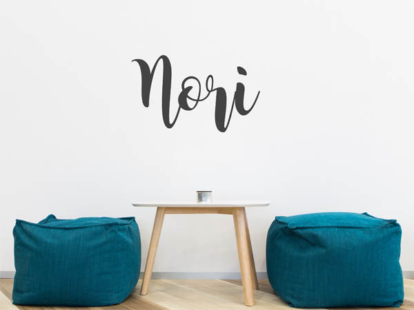 Wandtattoo Nori in Handschrift