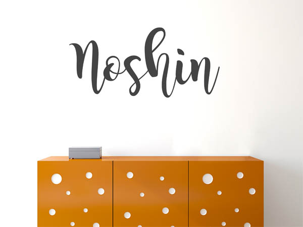 Wandtattoo Noshin in Handschrift