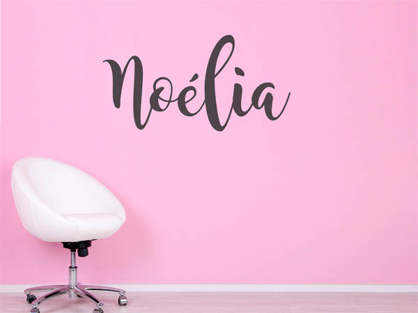 Wandtattoo Noélia in Handschrift