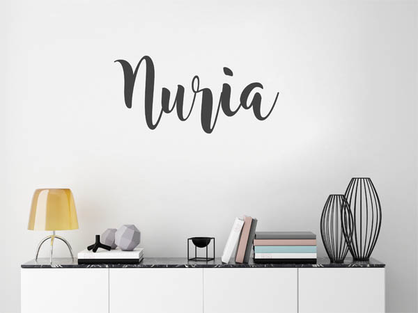 Wandtattoo Nuria in Handschrift