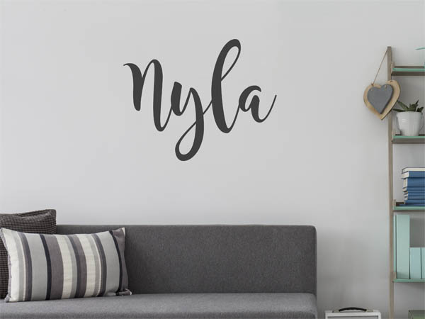 Wandtattoo Nyla in Handschrift