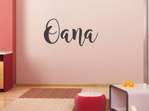 Wandtattoo Oana in Handschrift