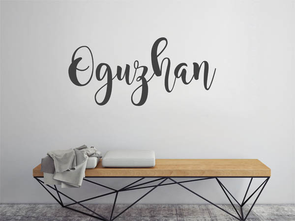 Wandtattoo Oguzhan in Handschrift