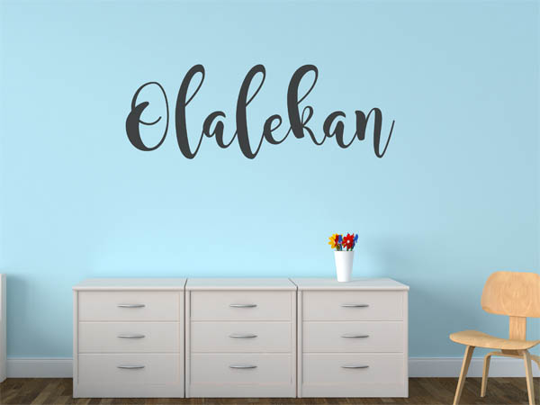 Wandtattoo Olalekan in Handschrift