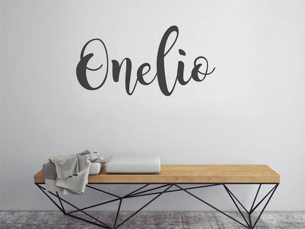 Wandtattoo Onelio in Handschrift