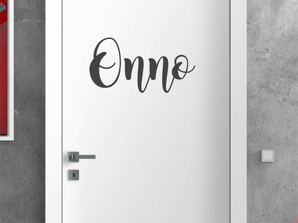 Wandtattoo Onno in Handschrift