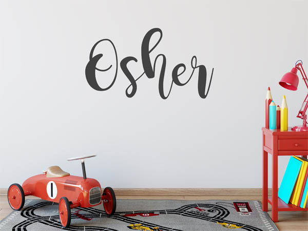 Wandtattoo Osher in Handschrift