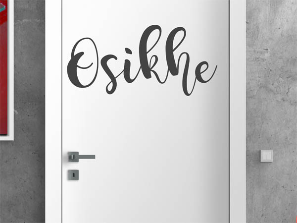 Wandtattoo Osikhe in Handschrift