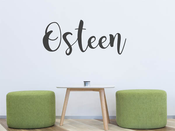 Wandtattoo Osteen in Handschrift