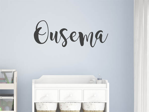 Wandtattoo Ousema in Handschrift