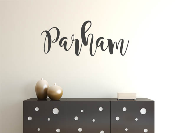 Wandtattoo Parham in Handschrift