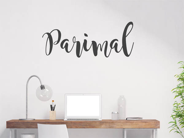 Wandtattoo Parimal in Handschrift