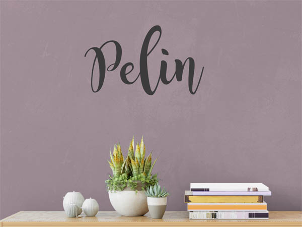 Wandtattoo Pelin in Handschrift