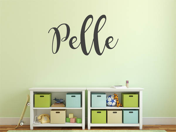 Wandtattoo Pelle in Handschrift