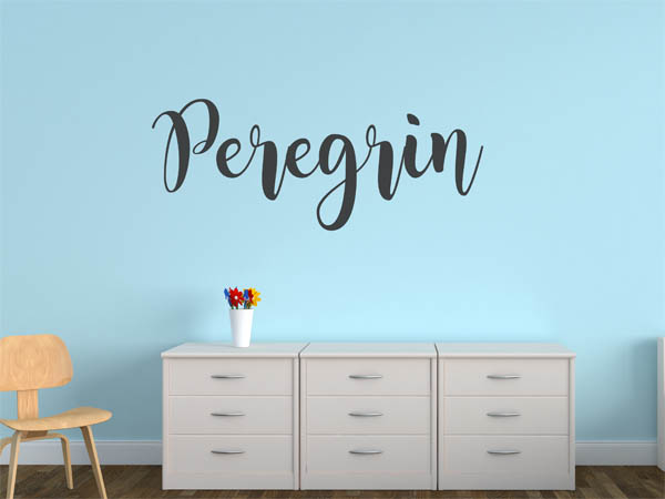 Wandtattoo Peregrin in Handschrift